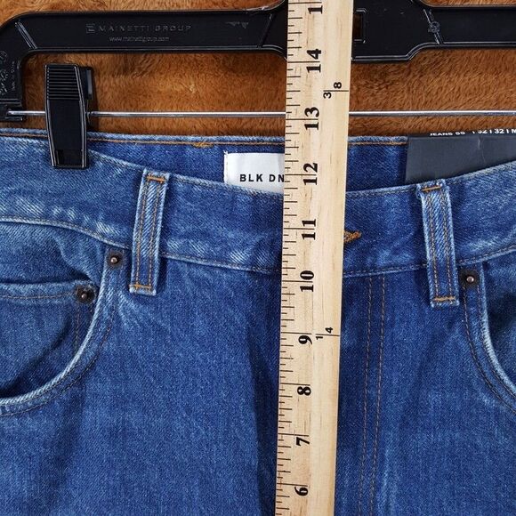 BLK DNM Mens Jeans Size 32x32 Blue Medium Wash 55 Bootcut Denim $250 - Picture 7 of 9